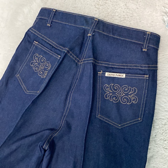 Cactus Flower blue jeans - Picture 7 of 12